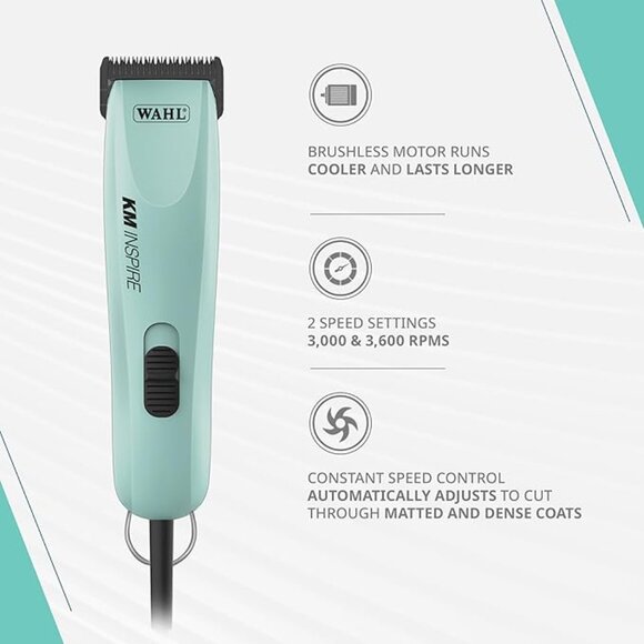 Wahl KM Inspire PET Dog Grooming Kit with Additional 35 mm Butterfly Blade - Picture 10 of 13